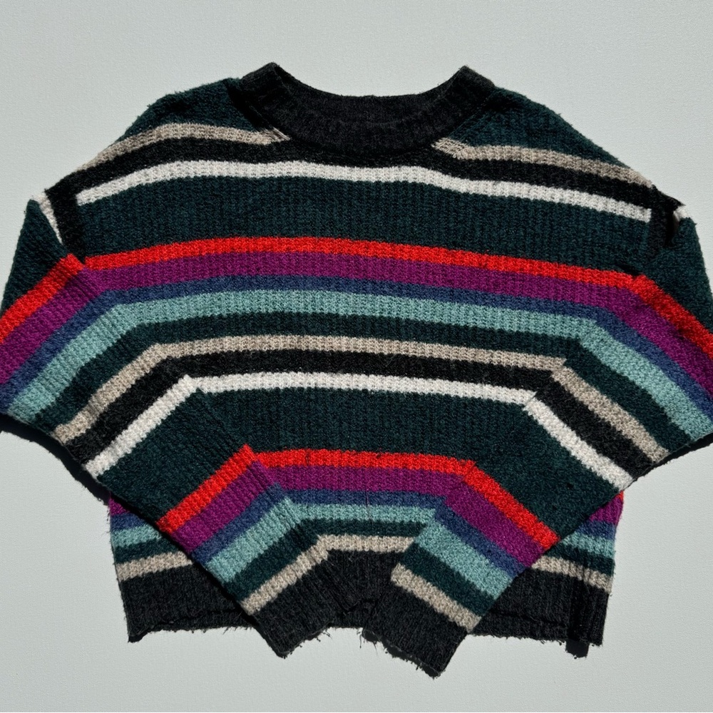 American Eagle - Striped Multicolor Women's Sweater